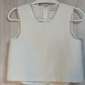 Club Monaco white Sleeveless Blouse